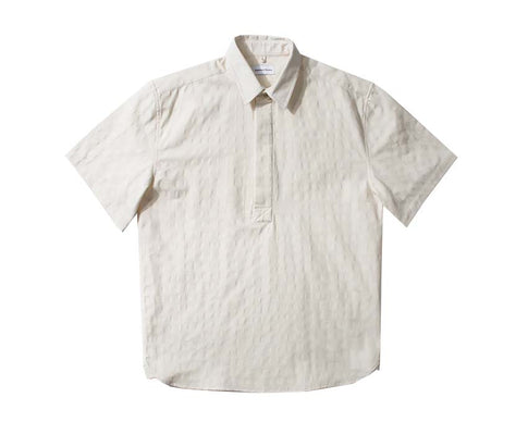 Edmmond Studios Giorgios Short Sleeve Plain Off White 125-10-15010