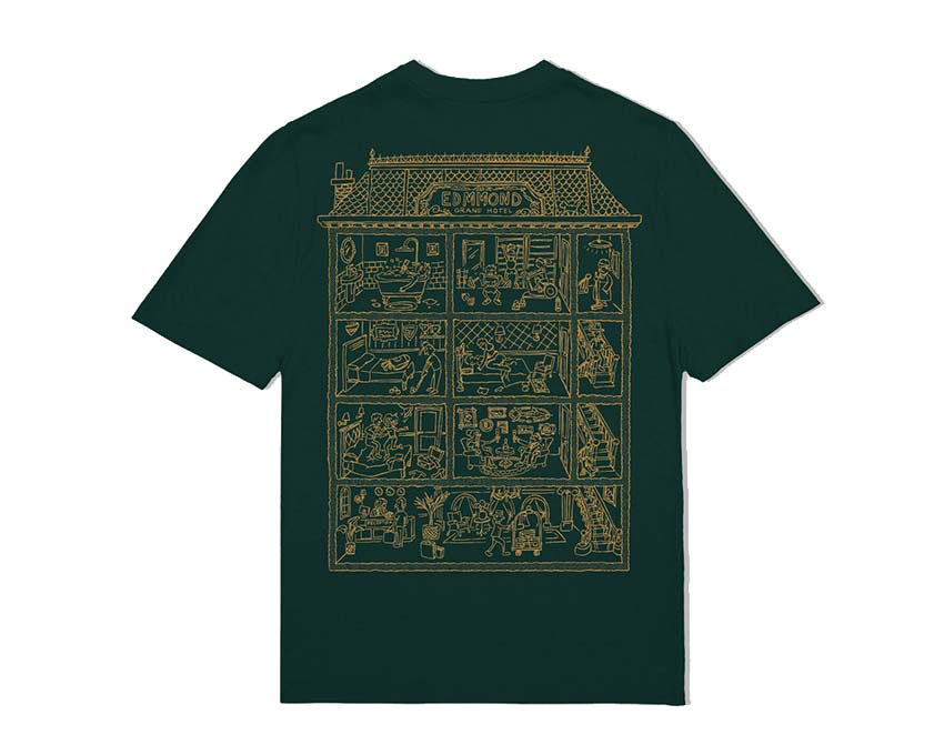 Edmmond Studios Gran Motel Group Tee Plain Dark Green 125-30-09690