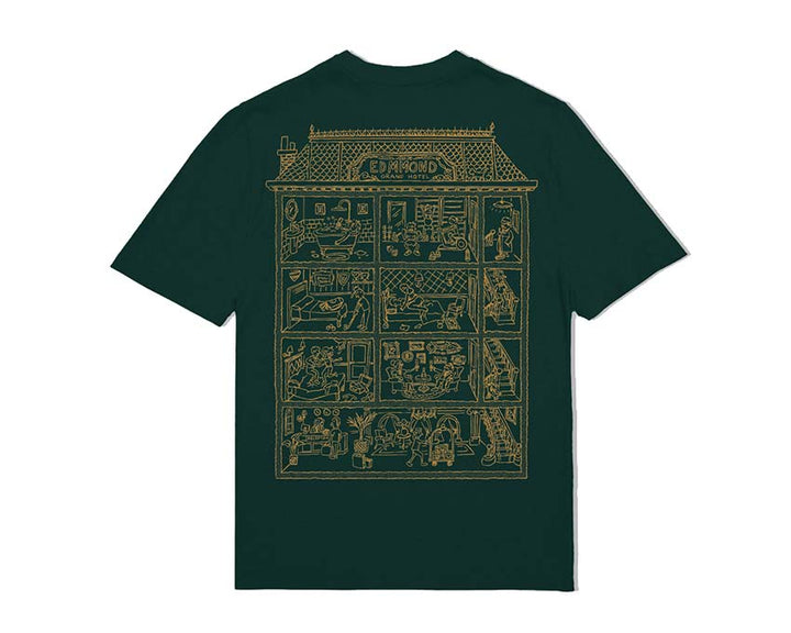 Edmmond Studios Gran Motel Group Tee Plain Dark Green 125-30-09690