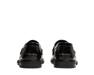 Filling Pieces Loafer Bonsai Black vista laterale — pelle nera liscia Bonsai