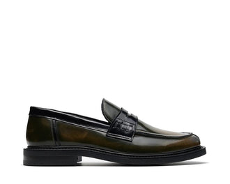 Filling Pieces Loafer Brushed "Charcoal" - mocassin homme