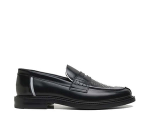 Filling Pieces Loafer Gowtu Studs Black — loafer homme cuir clous luxe