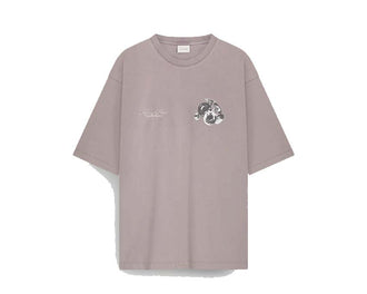 Filling Pieces T-shirt Boxy Bouquet Moonscape — t-shirt ample bouquet gris Filling Pieces