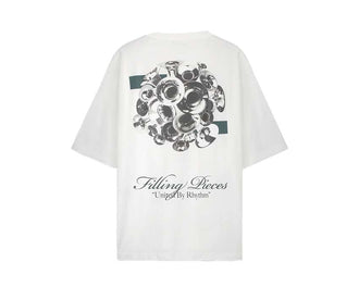 Filling Pieces T-shirt Boxy Bouquet Blanc dos — dos t-shirt blanc ample bouquet