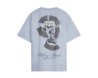Filling Pieces T-shirt Broken Plate Skyway dos — dos t-shirt bleu Broken Plate