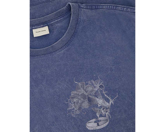 Filling Pieces T-shirt Grammophone Bleu dos — dos t-shirt bleu gramophone Amsterdam