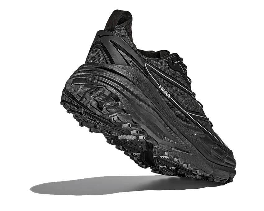 Hoka Stinson One7 Black Trainers | NOIRFONCE