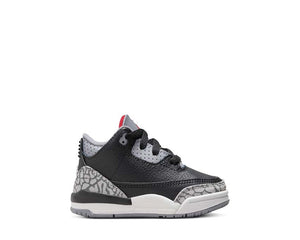 Jordan 3 Retro TD Black — sneaker niño cuero negro Jordan 3