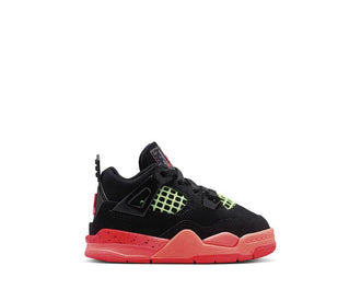 Jordan 4 Retro TD Infrared 23 Black/Mango — Toddler-Sneaker Air sichtbar Jordan 4