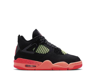Air Jordan 4 Retro GS Infrared 23 — sneakers bambino nero e rosso infrarosso