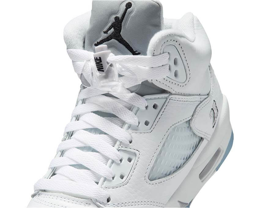 Air Jordan 5 OG GS White Metallic | Kids | NOIRFONCE