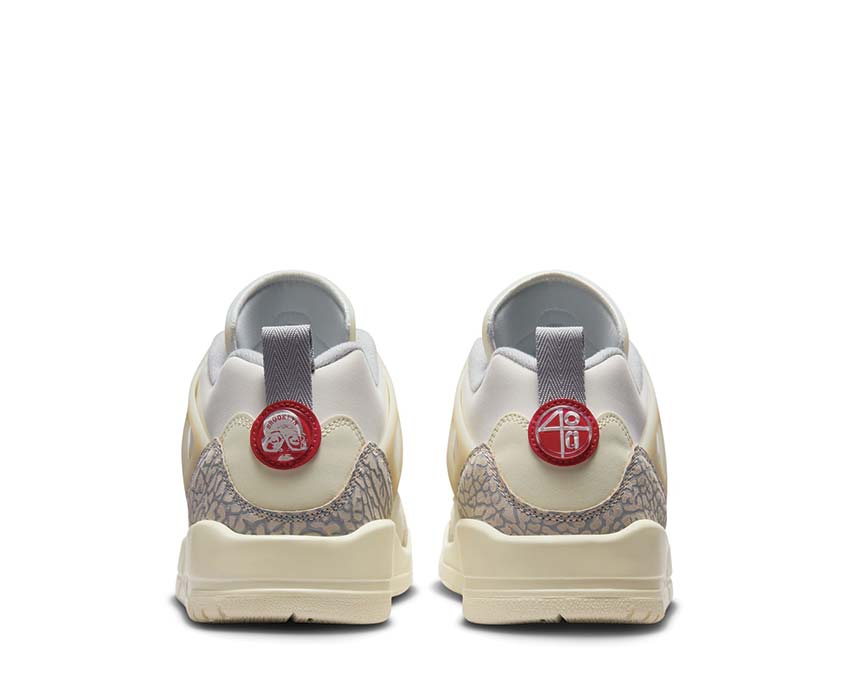 Jordan Spizike Low Sail / University Red - Coconut Milk