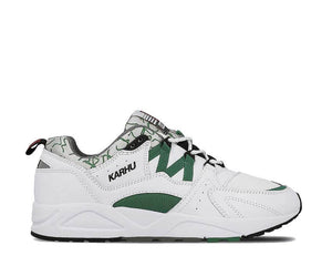 Karhu Fusion 2.0 White Ultramarine Green — sneaker unisexe blanc vert ultramarine