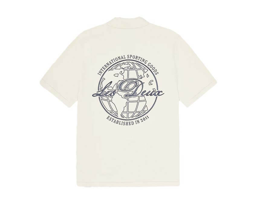 Les Deux Emmett Globe Knitted SS Shirt 1001334-215