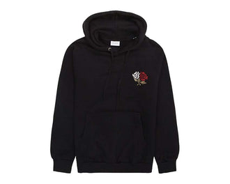 Les Deux Felipe Hoodie Black — Unisex-Hoodie Baumwolle gesticktes Logo