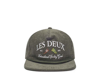Les Deux Ivy League Corduroy Cap — casquette unisexe velours côtelé