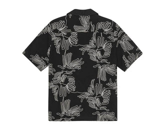 Les Deux Liam Flower Shirt vue latérale — détail imprimé fleuri et coupe