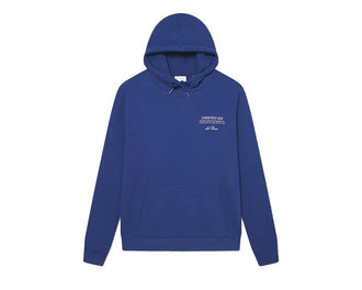 Les Deux West Side Hoodie Limoges — hoodie unisexe bleu coupe décontractée