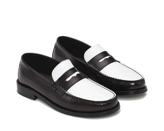 Les Deux Willard Contrast Loafer vue latérale — profil et contraste de couleurs