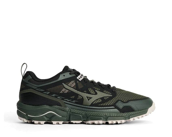 Mizuno Wave Daichi Ls Vert foncé et noir | Noirfonce – NOIRFONCE
