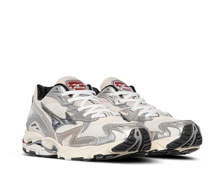Mizuno Wave Rider 10 Snow White / Black - Sand - Rythmic Red D1GA243111
