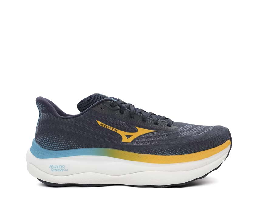 Mizuno Wave Sky 9 Baritone Blue / Citrus / Capri Breeze J1GC2502-01 