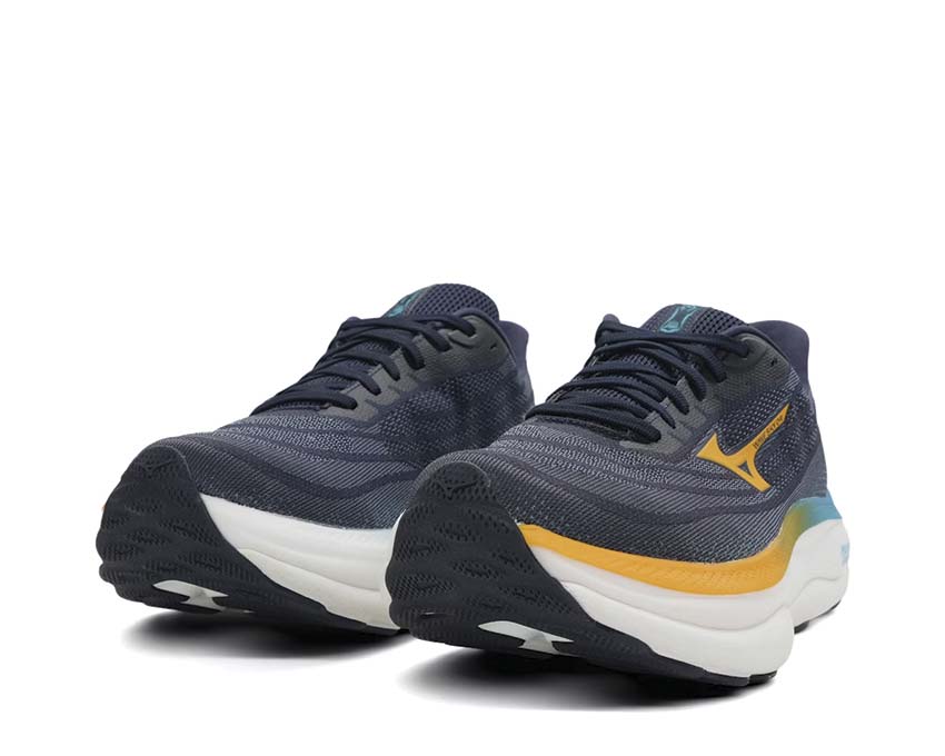 Mizuno Wave Sky 9 Baritone Blue / Citrus / Capri Breeze J1GC2502-01 