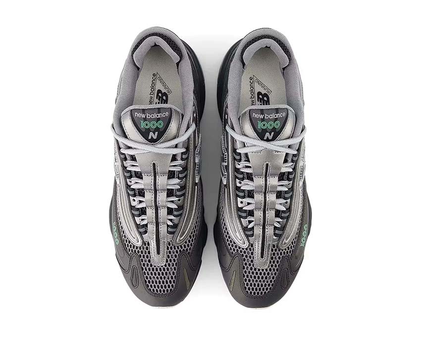 New Balance 1000 Black Silver | NOIRFONCE
