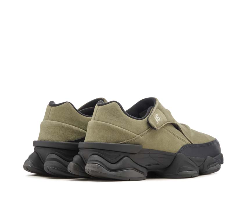 New Balance 8040 Dark Olivine Khaki Trainers | NOIRFONCE