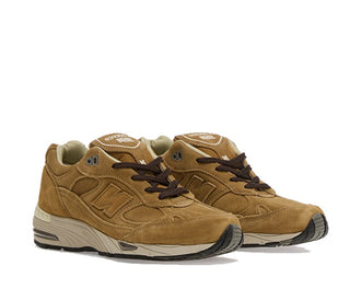 New Balance 991 Made in UK "Dijon/Castle Wall" - vue latérale