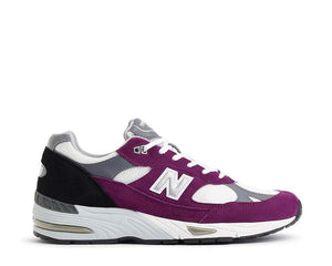 New Balance 991 Made in UK Purple — men's sneaker crafted in England
