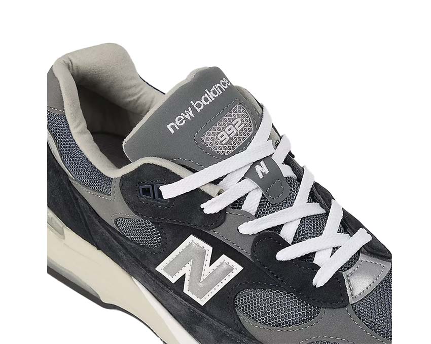  New Balance Made In The USA 992 Navy / Grey - Silver Metallic U992NY