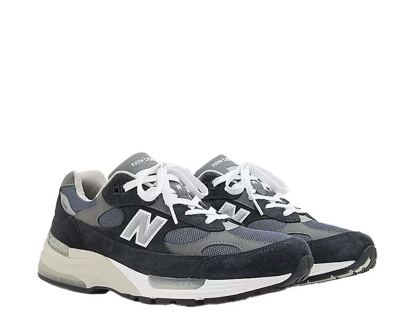  New Balance Made In The USA 992 Navy / Grey - Silver Metallic U992NY