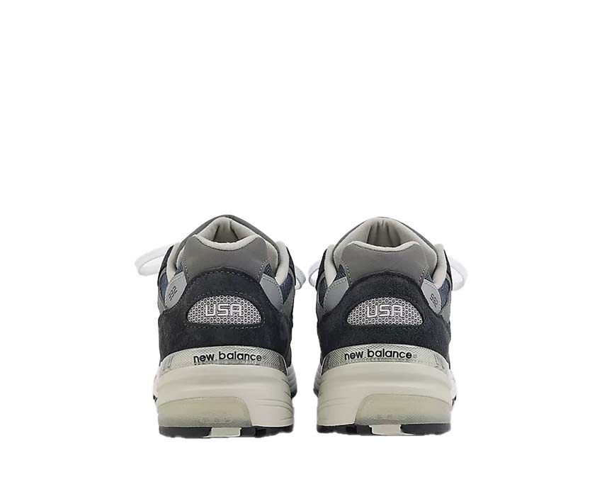  New Balance Made In The USA 992 Navy / Grey - Silver Metallic U992NY