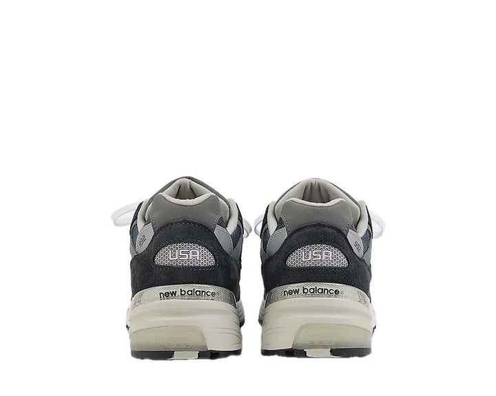  New Balance Made In The USA 992 Navy / Grey - Silver Metallic U992NY