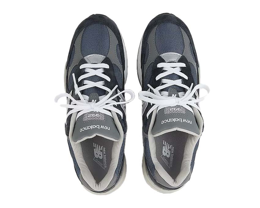  New Balance Made In The USA 992 Navy / Grey - Silver Metallic U992NY