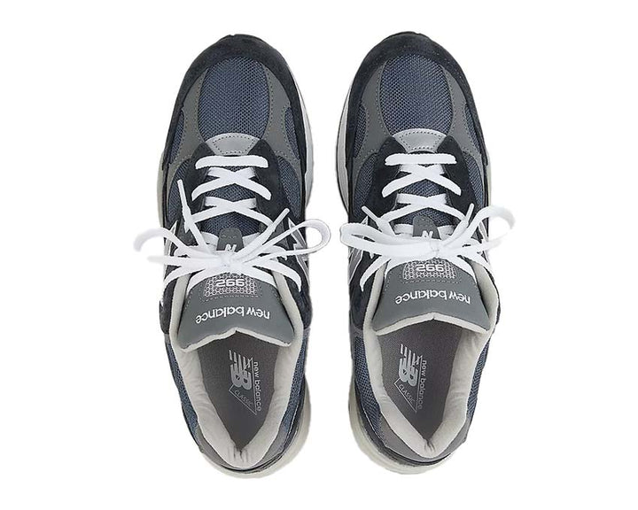  New Balance Made In The USA 992 Navy / Grey - Silver Metallic U992NY