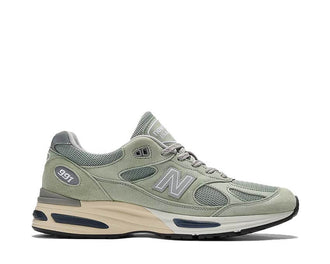 New Balance 991v2 Made in UK Sea Grass — sneaker unisexe coloris vert herbe de mer