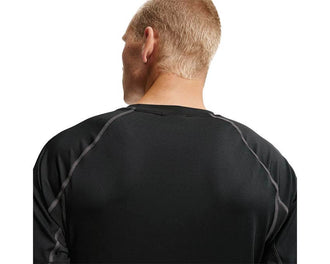 Nike ACG Wildsee Tee back view — men's black trail outdoor t-shirt ACG