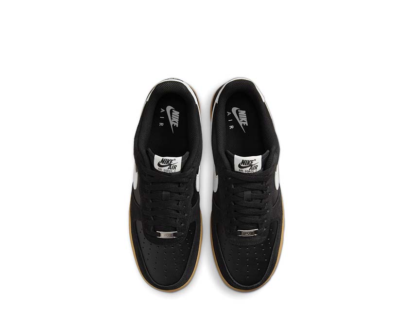 nike air force 1 07 black black gum