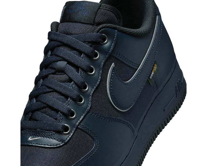 Nike Air Force 1 '07 LV8 x Cordura Dark Obsidian | NOIRFONCE