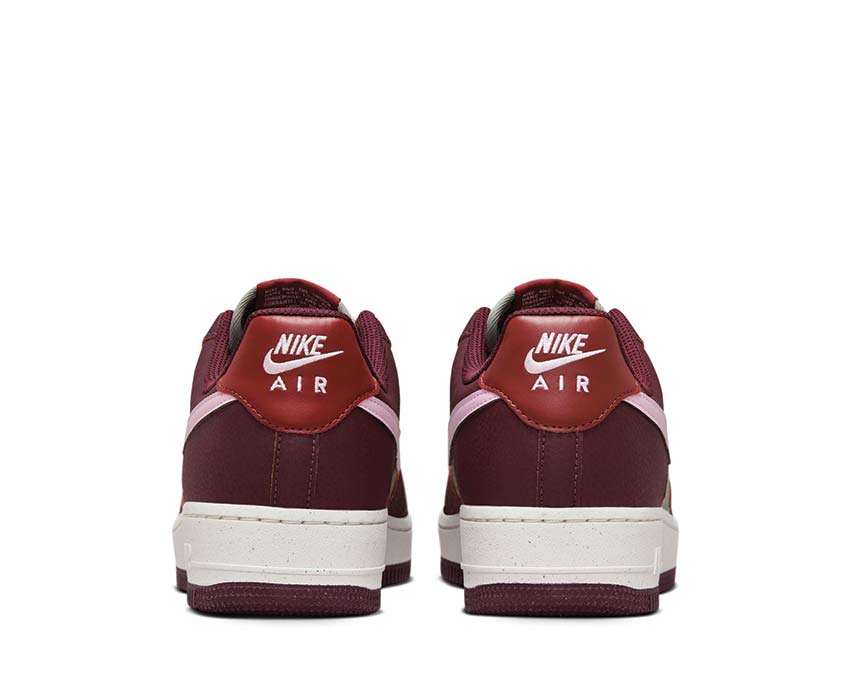 burgundy air force 1