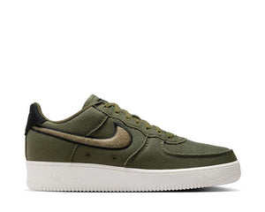 Nike Air Force 1 Low Canvas Armeegrün – Herrensneaker in Oliv und Schwarz | noirfonce.eu