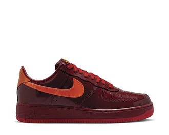 Nike Air Force 1 Low QS Patent Leather Dark Team Red - Sneaker Homme Rouge Foncé | NOIRFONCE