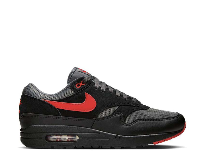 Nike Air Max 1 ESS Black / University Red-Iron Grey FZ5808-008