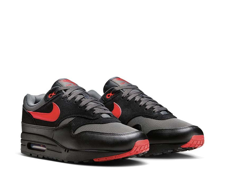Nike Air Max 1 ESS Black / University Red-Iron Grey FZ5808-008