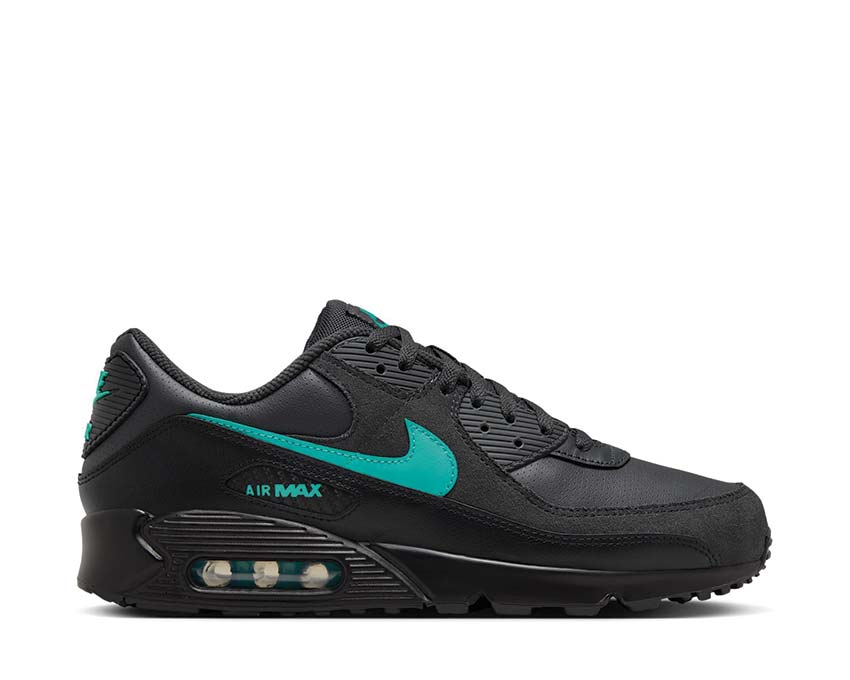 Nike Air Max 90 Dk Smoke Grey / Clear Jade II - Black - White IF0670-002