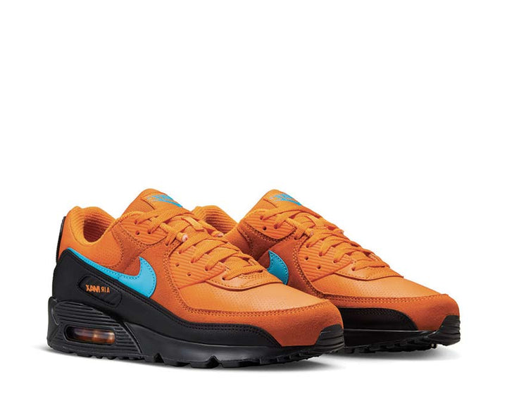 Nike Air Max 90 Mandarin / Blue Fury - Black - White IF0670-800