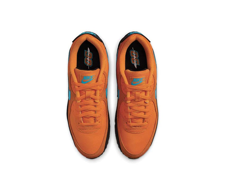 Nike Air Max 90 Mandarin / Blue Fury - Black - White IF0670-800