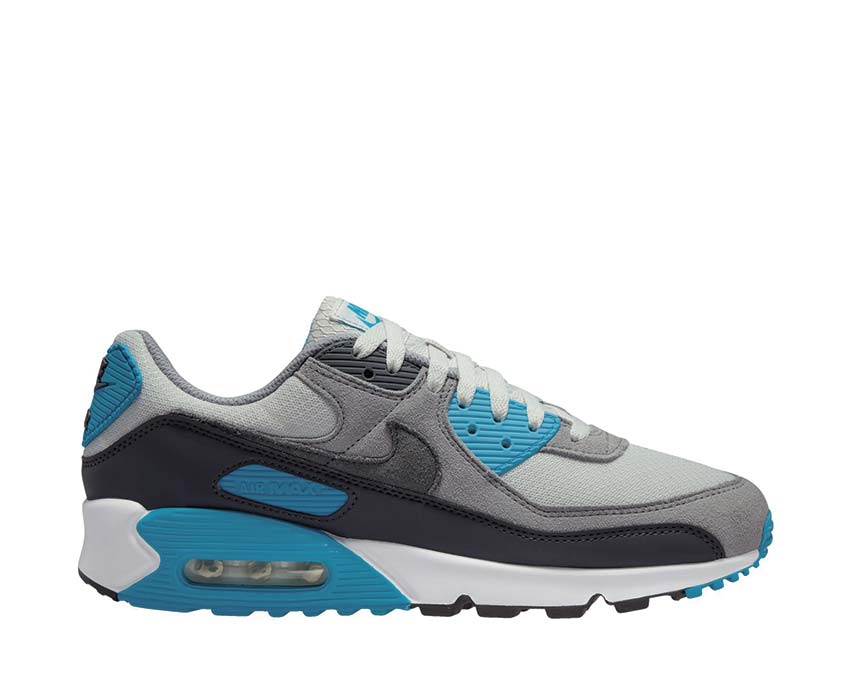  Nike Air Max 90  Platinum Tint / Iron Grey - Blue Lightning - Wolf Grey - Anthracite - Hockey White DM0029-019 